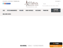 Tablet Screenshot of histoiredaccessoires.fr